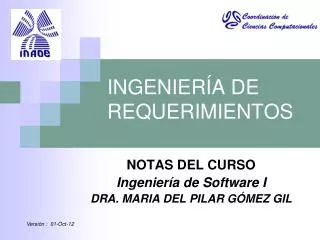 ingenier a de requerimientos