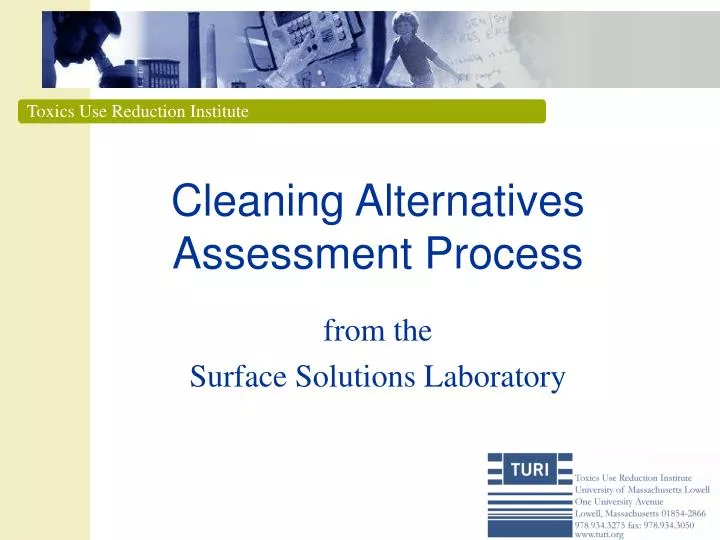 cleaning alternatives assessment process