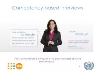 Competency-based interviews