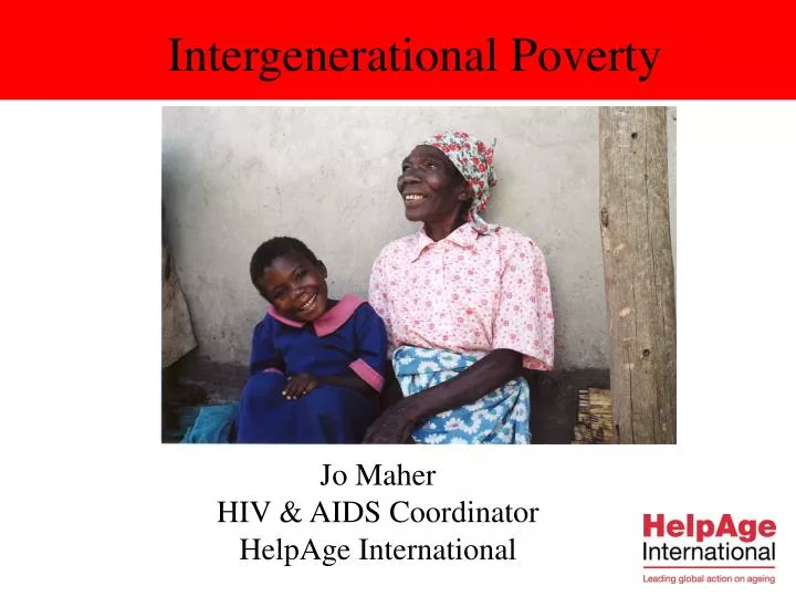 jo maher hiv aids coordinator helpage international