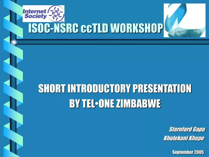 isoc nsrc cctld workshop