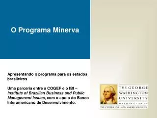o programa minerva