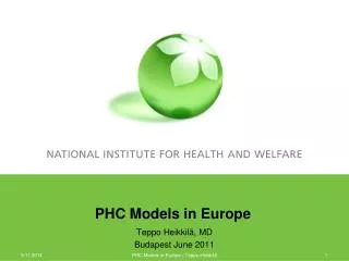 PHC Models in Europe