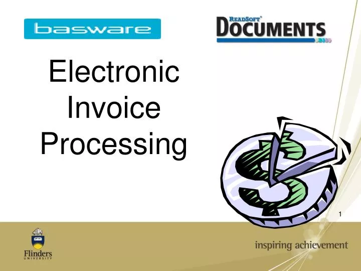 electronic invoice processing