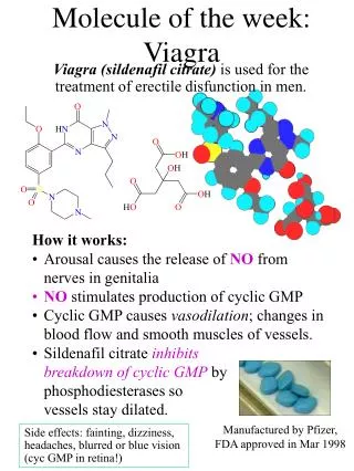 Molecule of the week: Viagra