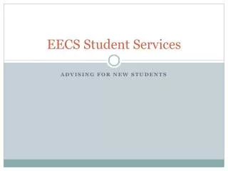 EECS Student Services