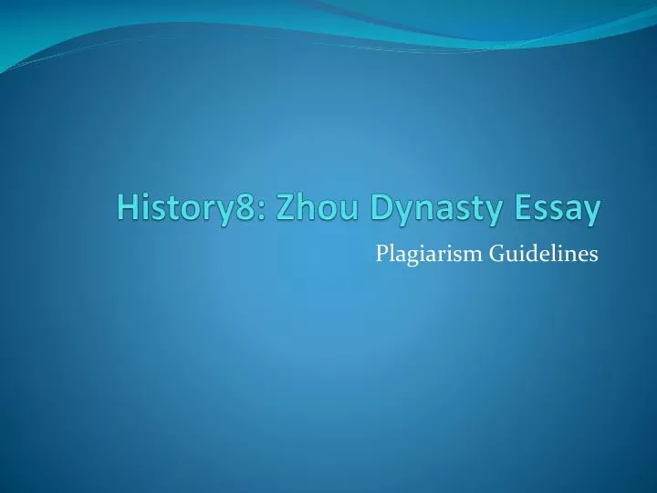 history8 zhou dynasty essay