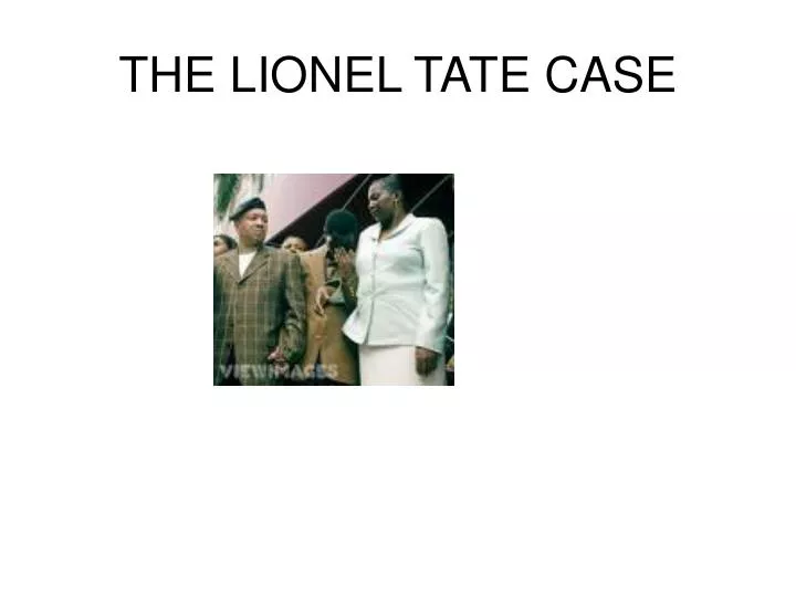 the lionel tate case