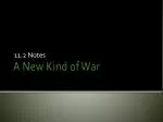 World War I: Stalemate and Technology - slide 1