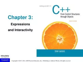 Chapter 3: Expressions and Interactivity