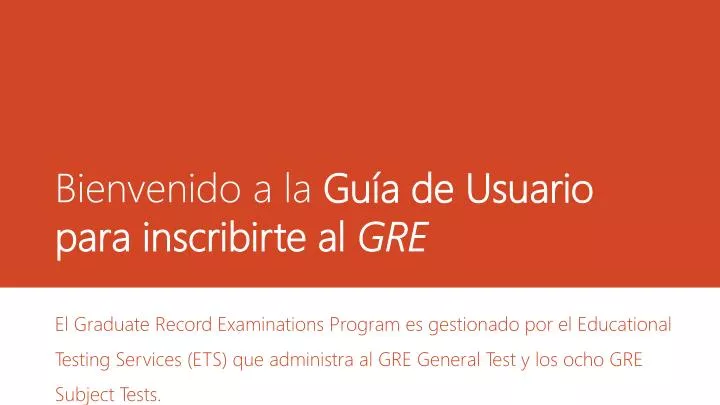 bienvenido a la gu a de usuario para inscribirte al gre