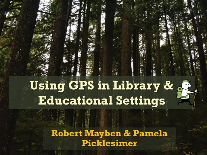using gps in library educational settings