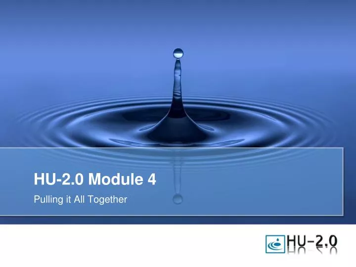 hu 2 0 module 4