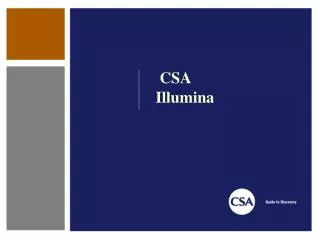 csa illumina