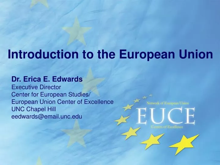 introduction to the european union