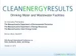Innovative Partnerships for Clean Water and Energy Efficiency in Massachusetts Facilities - slide 1