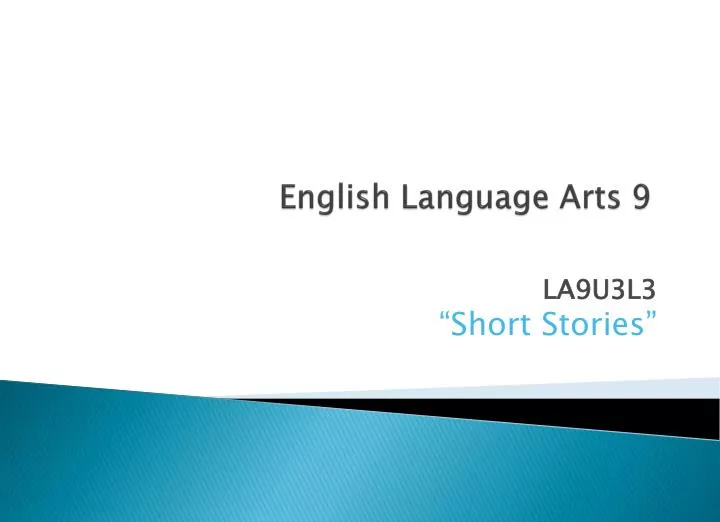 english language arts 9