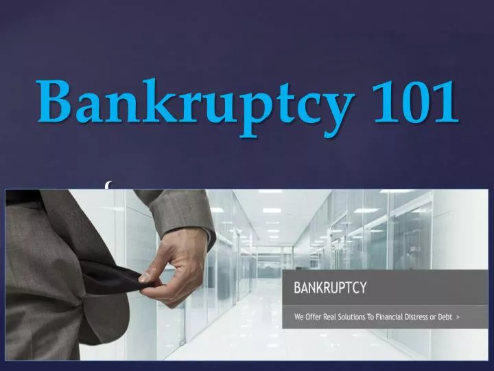 bankruptcy 101