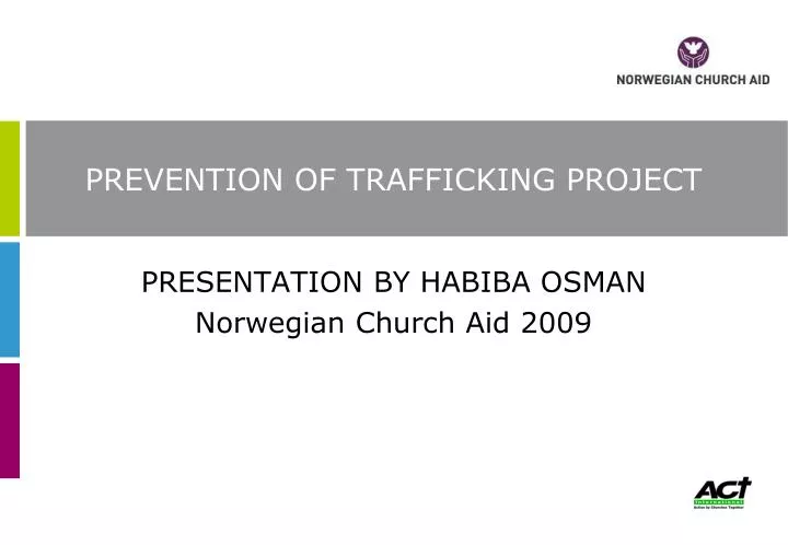 prevention of trafficking project