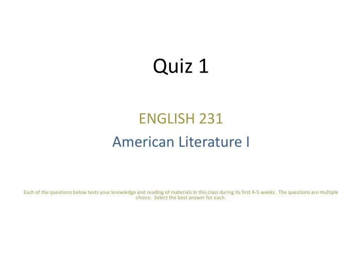 quiz 1