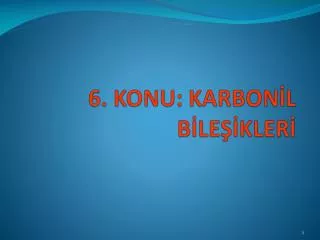 6 konu karbon l b le kler