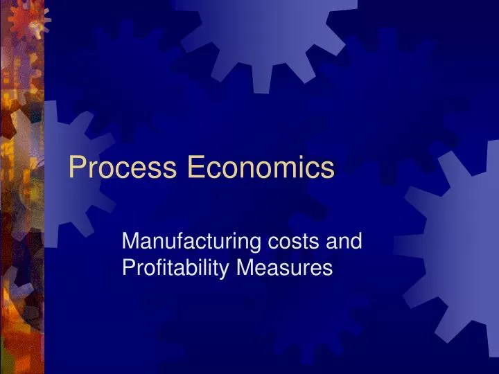 process economics