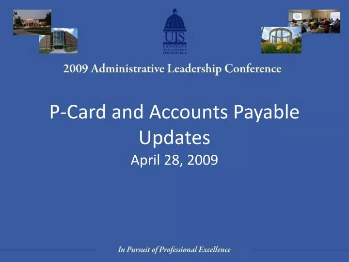 p card and accounts payable updates