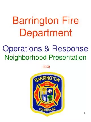 Barrington Fire Department