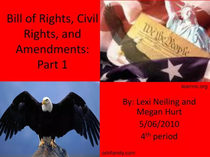bill of rights civil rights and amendments part 1