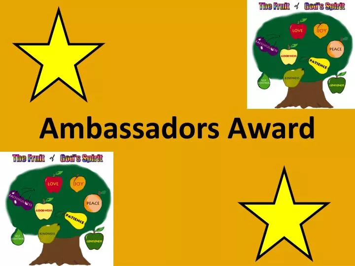 ambassadors award