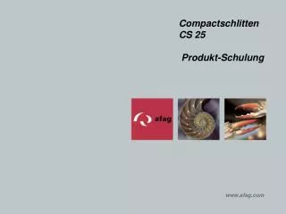 compactschlitten cs 25 produkt schulung