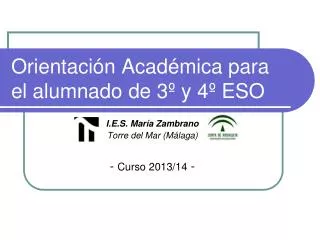 orientaci n acad mica para el alumnado de 3 y 4 eso