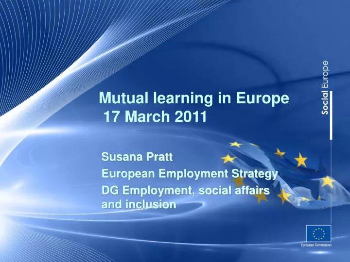mutual learning in europe 17 march 2011