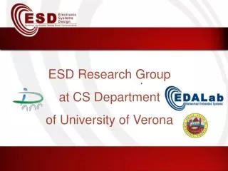 ESD Research Group at CS Department of University of Verona