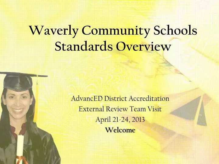 waverly community schools standards overview