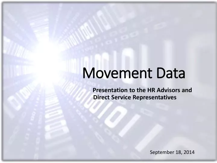 movement data
