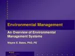 Environmental Management - slide 1