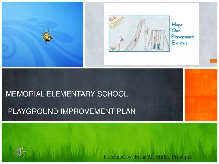 memorial elementary school playground improvement plan