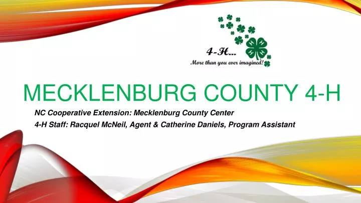 mecklenburg county 4 h