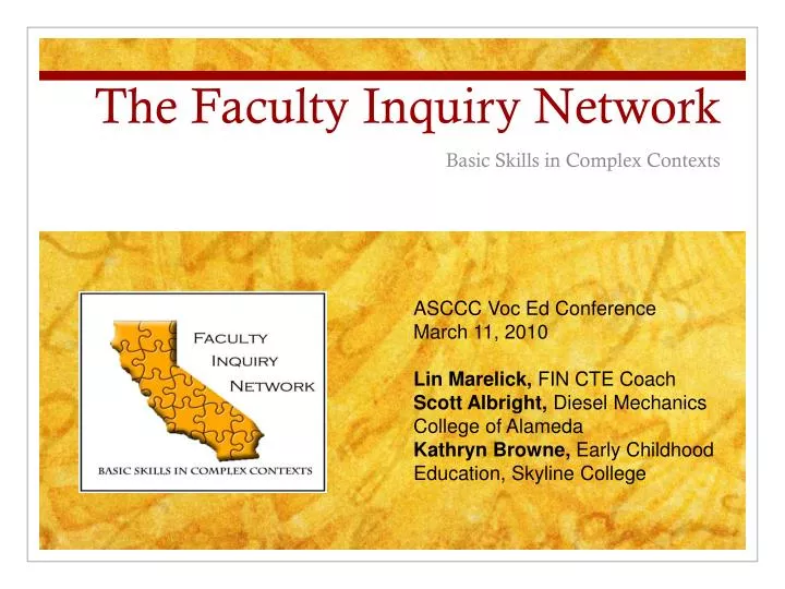 the faculty inquiry network