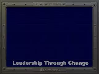 Leadership Through Change