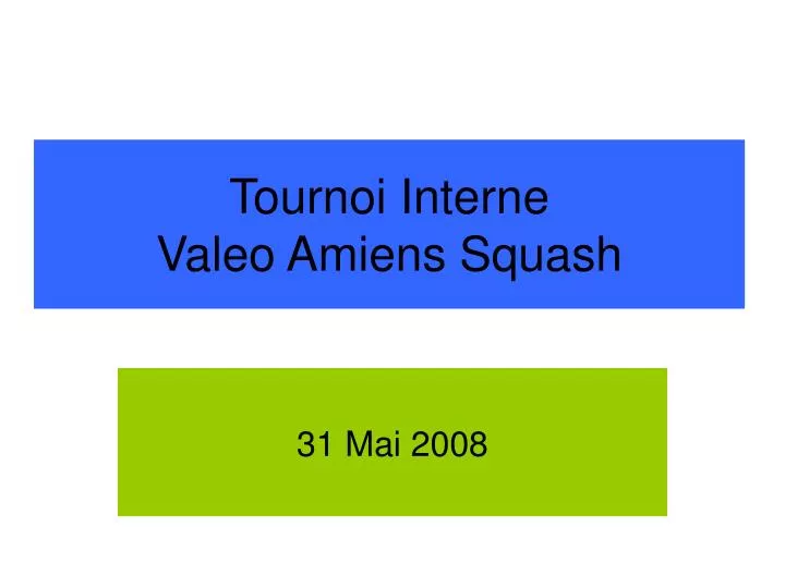 tournoi interne valeo amiens squash