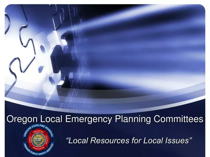 oregon local emergency planning committees