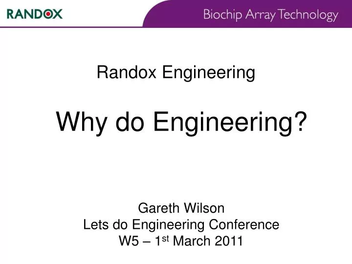randox engineering