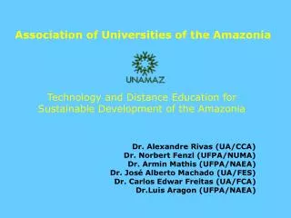 Technology and Distance Education for Sustainable Development of the Amazonia