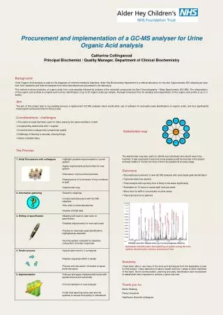 Procurement and implementation of a GC-MS analyser for Urine Organic Acid analysis