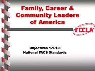 Family, Career &amp; Community Leaders of America
