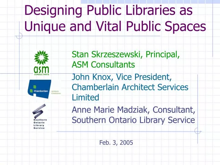 designing public libraries as unique and vital public spaces