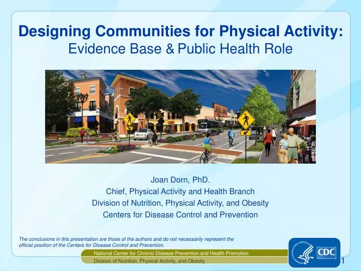 designing communities for physical activity evidence base public health role