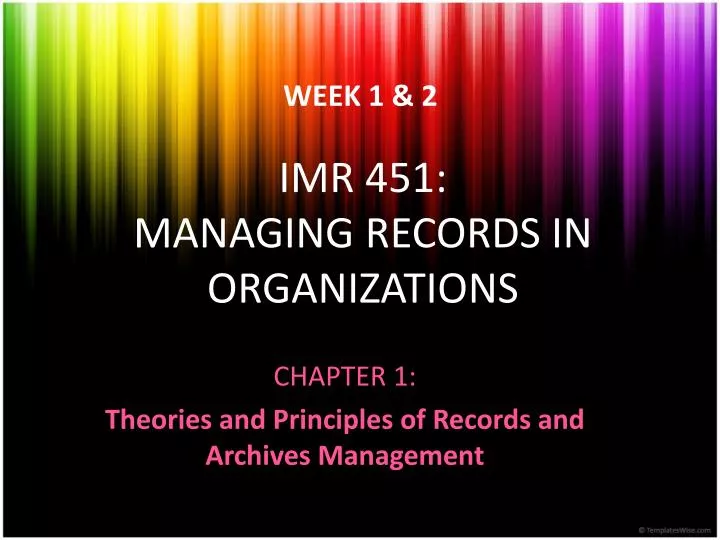 imr 451 managing records in organizations